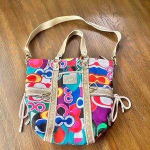 Coach Multicolor Tote Bag